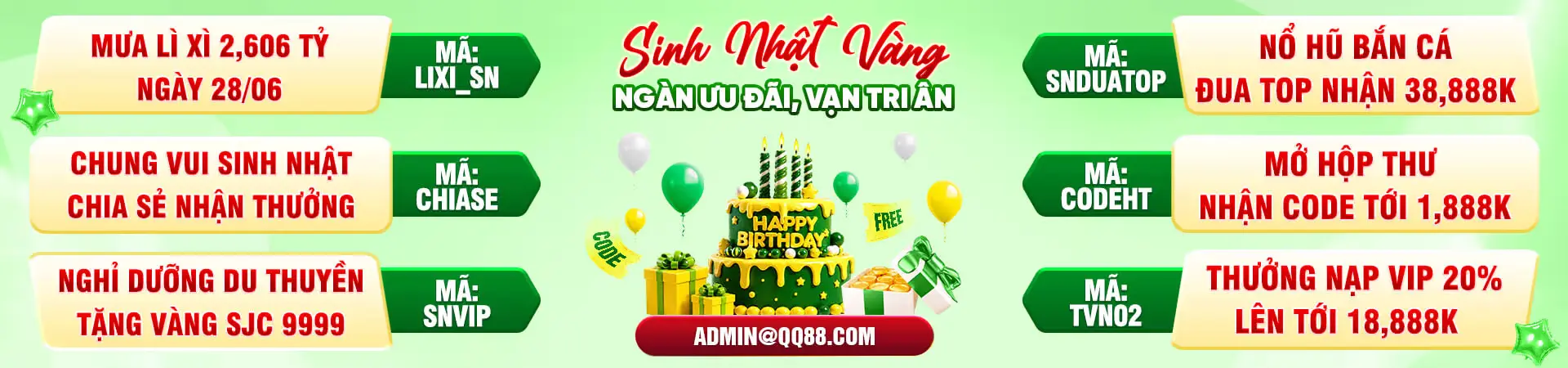 sinh nhật vàng